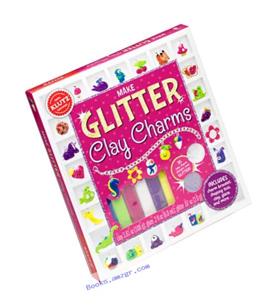 Klutz Make Glitter Clay Charms Craft Kit
